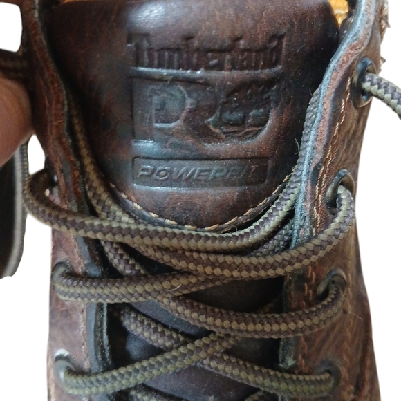 Timberland Pro Womens Titan Brown Leather Oxford Powerfit Work Shoes sz 8W - Picture 10 of 13
